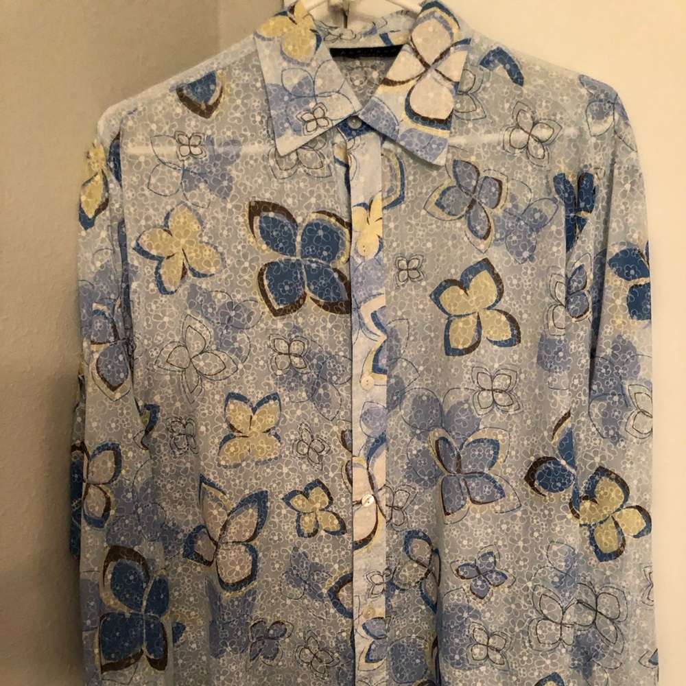 Positano men floral shirt